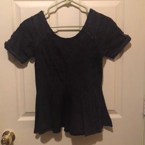 Free People Peplum Style Top